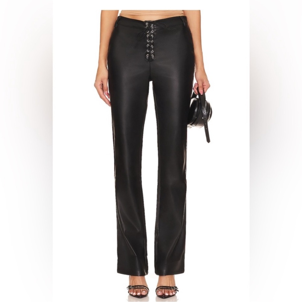 Weworewhat black laux pants
